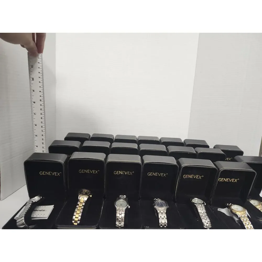Huge Vintage Genevex Quartz Watch Lot Twenty Wholesale Fashion Jewelry Supply